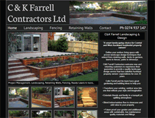 Tablet Screenshot of ckfarrellcontractors.co.nz